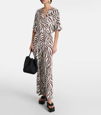 Siberia zebra-print jersey top | Max Mara