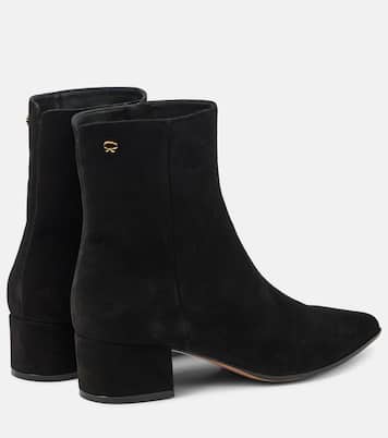 Stivaletti Lyell 45 in suede | Gianvito Rossi