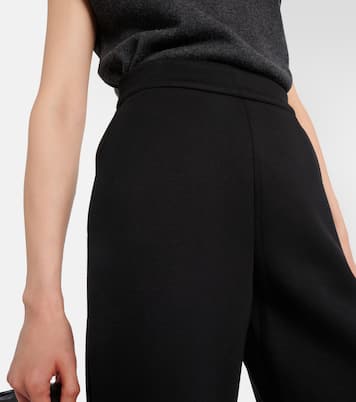 Weite High-Rise-Hose aus Jersey | 'S Max Mara