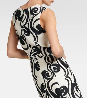 Printed crêpe maxi dress | Dries Van Noten