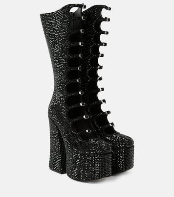 Stivali Kiki in suede con cristalli | Marc Jacobs