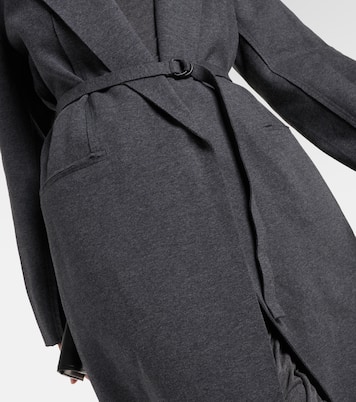 Abrigo oversized de mezcla de algodón | Norma Kamali