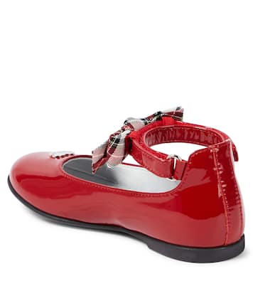 Ballerine in vernice con fiocco | Monnalisa