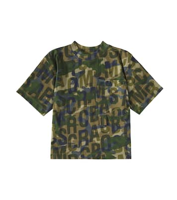 T-shirt in jersey di cotone camouflage | Marc Jacobs Kids