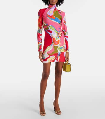 Abito corto Orchidee in jersey | Pucci