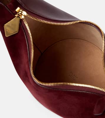 Secchiello Shape Small in suede e pelle | Alaïa