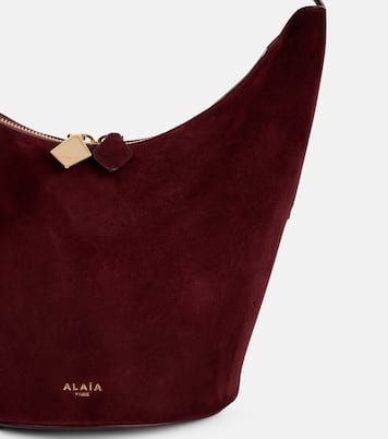 Secchiello Shape Small in suede e pelle | Alaïa