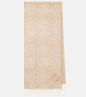 Anagram wool and cashmere scarf | Loewe