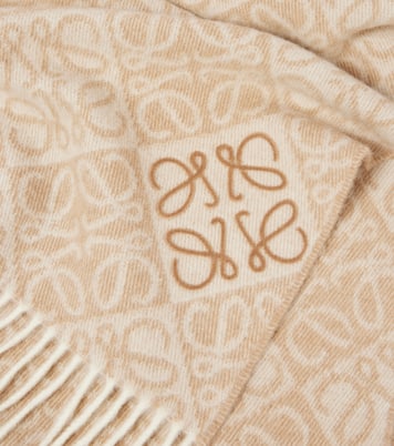 Anagram wool and cashmere scarf | Loewe