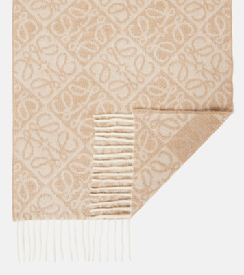Anagram wool and cashmere scarf | Loewe