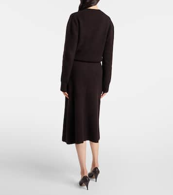 Gonna midi Ivanka in cashmere e seta | The Row