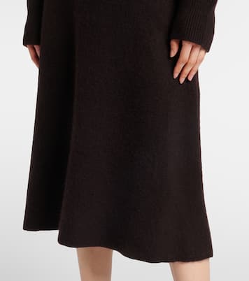 Gonna midi Ivanka in cashmere e seta | The Row