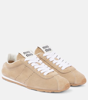 Plume suede sneakers | Miu Miu
