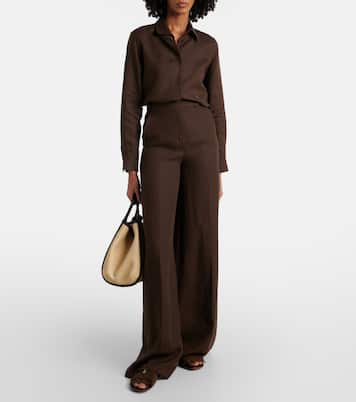 Tote Marine Small mit Leder | Max Mara