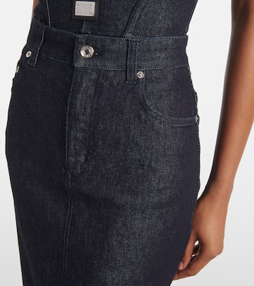 Falda midi de denim | Dolce&Gabbana