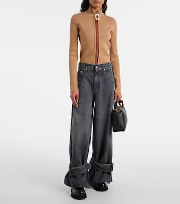 Jeans a gamba larga e vita media | JW Anderson