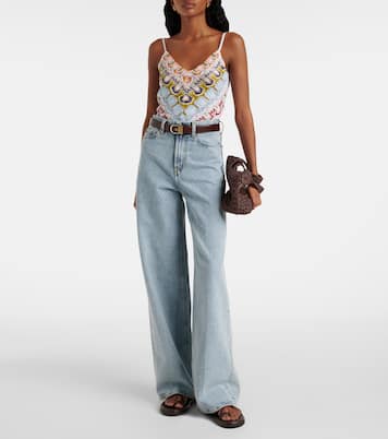 Embroidered tank top | Missoni
