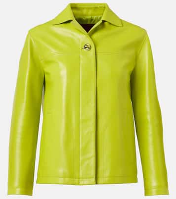 Lederjacke Interlocking G | Gucci