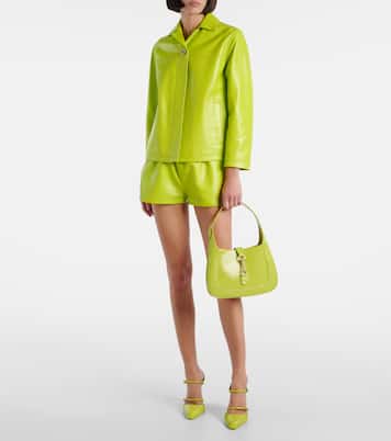 Lederjacke Interlocking G | Gucci