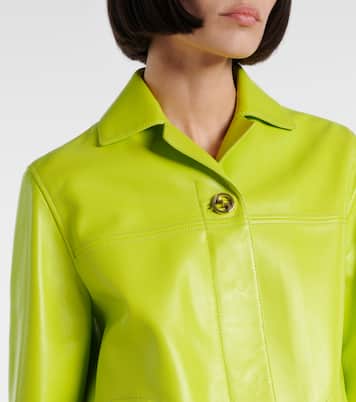 Lederjacke Interlocking G | Gucci