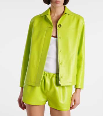 Lederjacke Interlocking G | Gucci