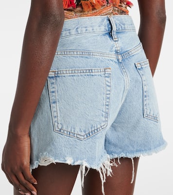 Shorts The Hang en denim de tiro medio | Frame