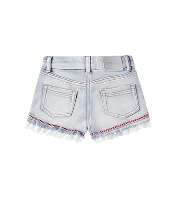 Shorts en denim de efecto desgastado | Monnalisa