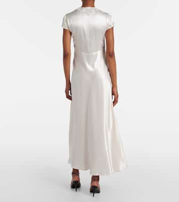 Bridal Amari satin gown | Rixo