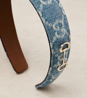 Haarband GG aus Denim | Gucci