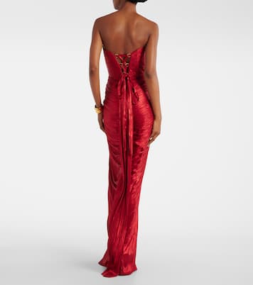 Kiera silk tulle corset gown | Maria Lucia Hohan