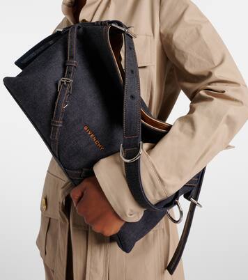 Voyou Medium denim shoulder bag | Givenchy