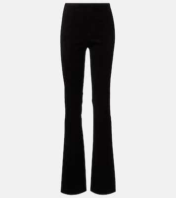 Kam 24 suede flared pants | Stouls