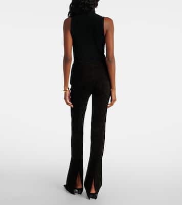 Kam 24 suede flared pants | Stouls