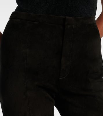 Kam 24 suede flared pants | Stouls