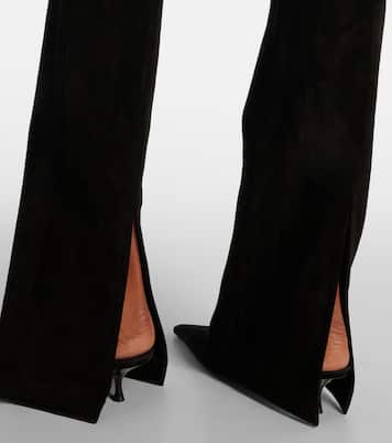 Kam 24 suede flared pants | Stouls