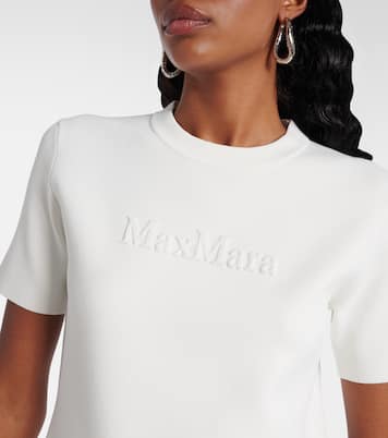 Adelio logo crêpe T-shirt | Max Mara