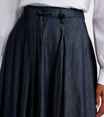 Maxirock Amanda aus Chambray | 'S Max Mara