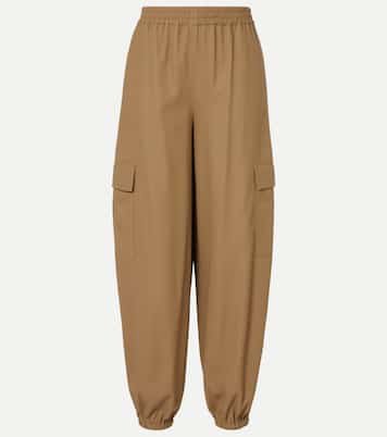 Glauco cotton twill wide-leg pants  | Max Mara
