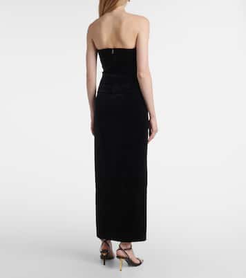벨벳 코르셋 탑 | Roland Mouret