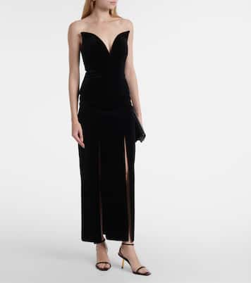 벨벳 코르셋 탑 | Roland Mouret