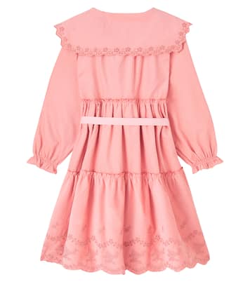 Manola belted embroidered cotton dress | C'era Una Volta