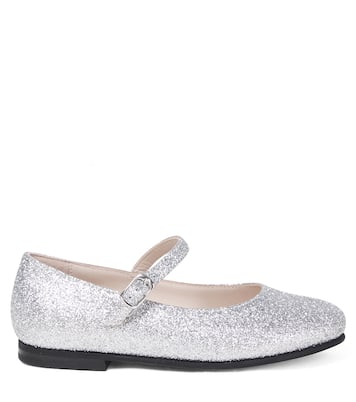 Glitter Mary Jane ballet flats | Il Gufo