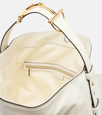 Maxi Horsebit L号皮革托特包 | Gucci
