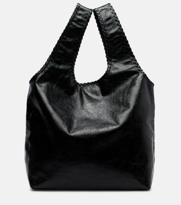 March Large leather tote bag | Dries Van Noten