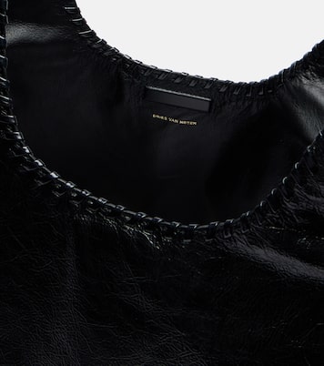 March Large leather tote bag | Dries Van Noten