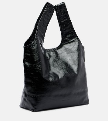 March Large leather tote bag | Dries Van Noten