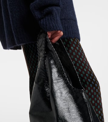 March Large leather tote bag | Dries Van Noten