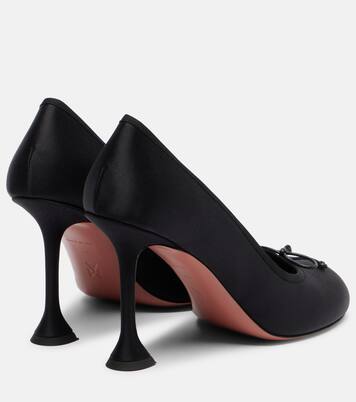 Lila 95 satin pumps | Amina Muaddi