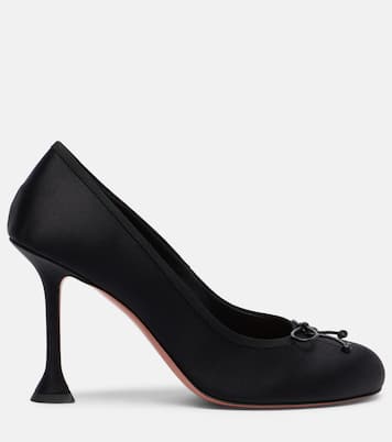 Lila 95 satin pumps | Amina Muaddi
