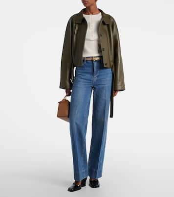 Loose mid-rise wide-leg jeans | Frame